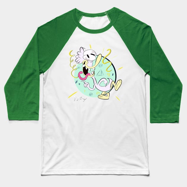 Crazy Mother-Ducker! Baseball T-Shirt by D.J. Berry